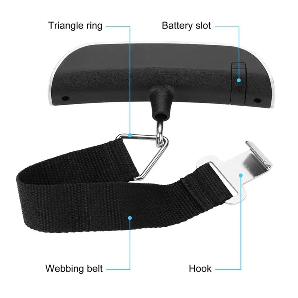 Electric Luggage Scale, Portable Digital Scale, Travel Weighs Baggage Bag Weight Balance Tool, Portable LCD Digital Hanging Scale, Portable Digital Travel Scales for Suitcases And Bags Electric Luggage Scale, Portable Digital Scale, Travel Weighs Baggage Bag Weight Balance Tool, Portable LCD Digital Hanging Scale, Portable Digital Travel Scales for Suitcases And Bags
